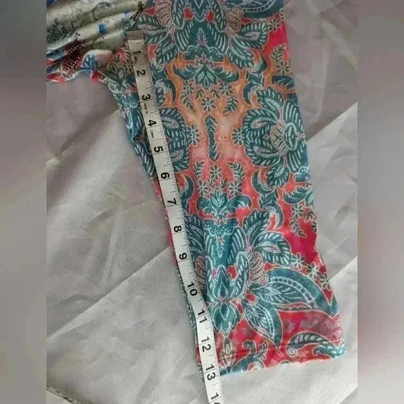 Closet Full  Size XXL Blouse Shirt Top Embellished Sharkbite hem - Picture 11 of 12